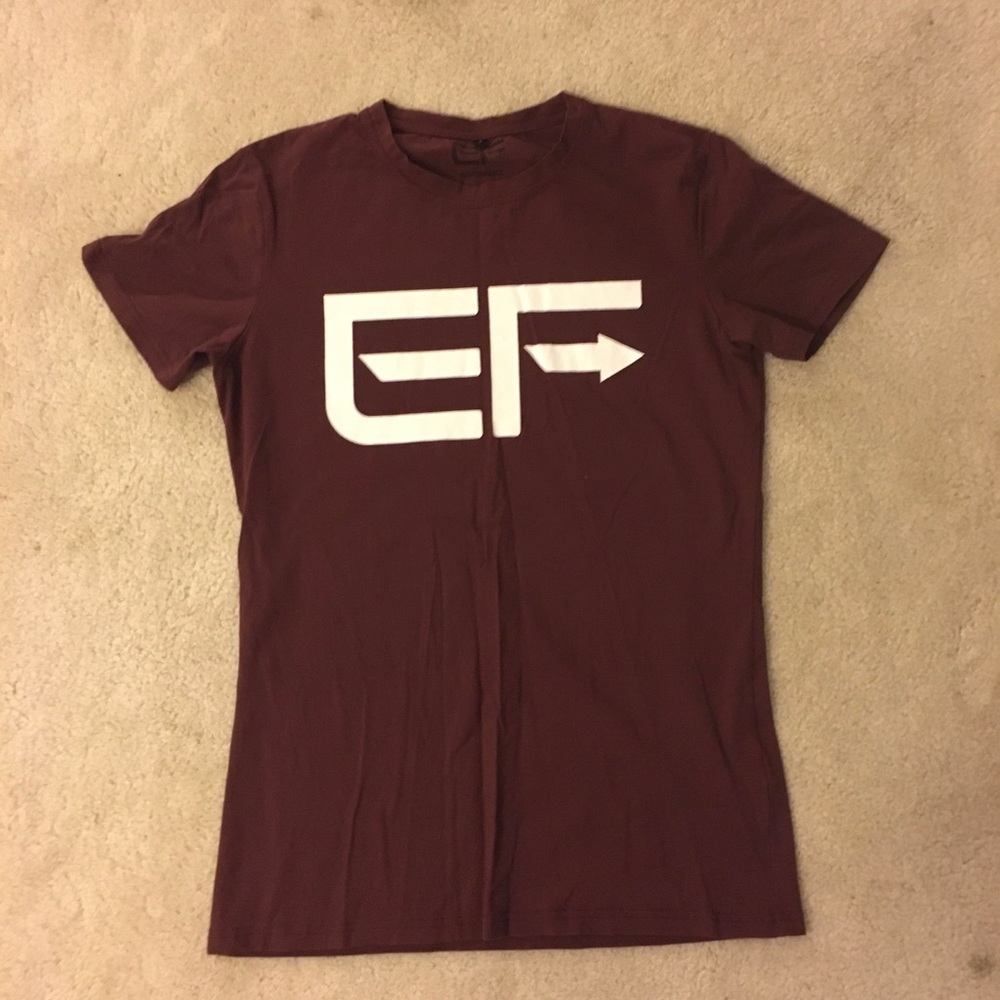 Ever Forward Big Logo Performance Tee MAROON